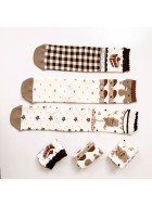 Mademoiselle Pearl Cupcake Chocolate Cake Socks(Reservation/Full Payment Without Shipping)